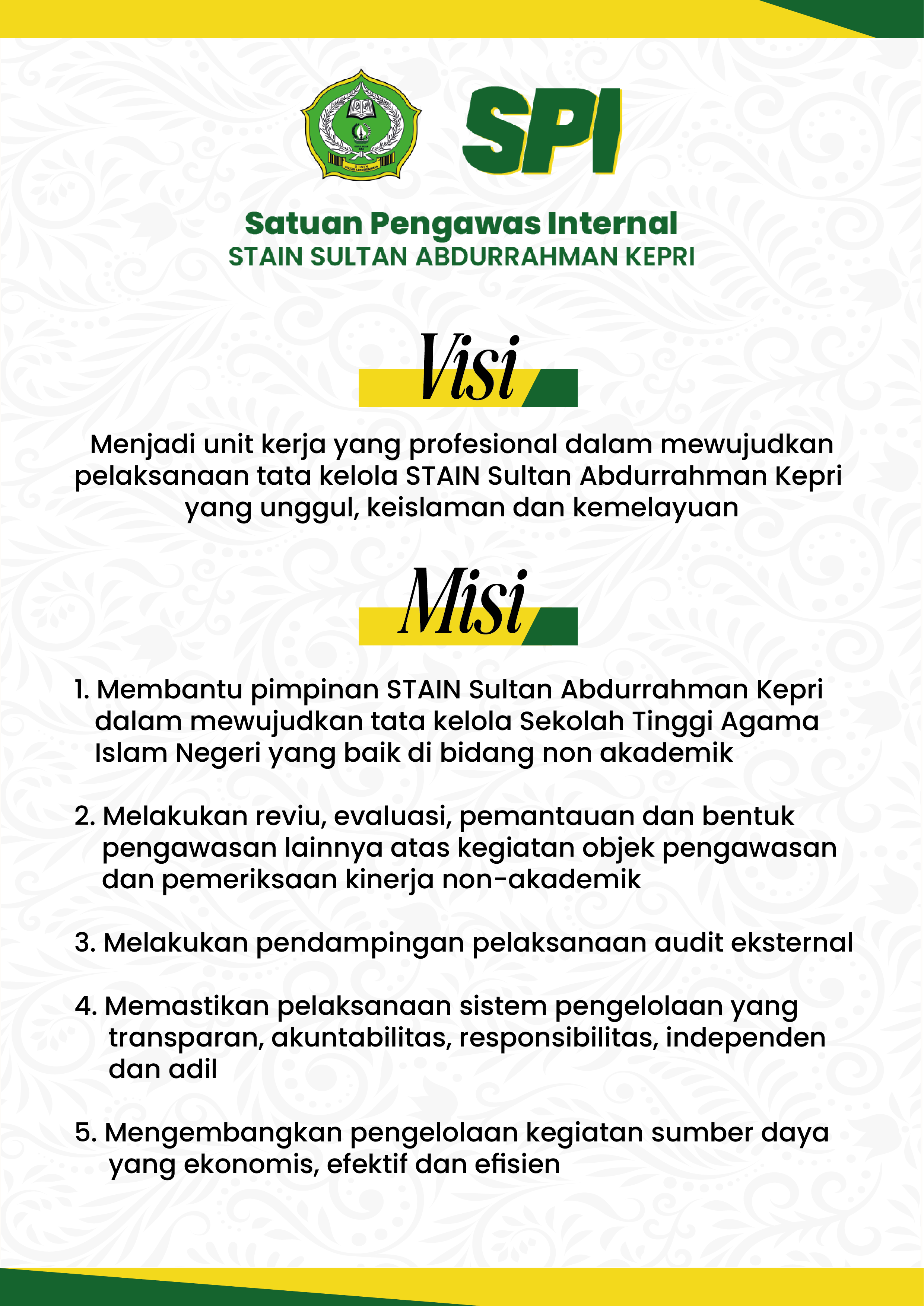 Visi Misi